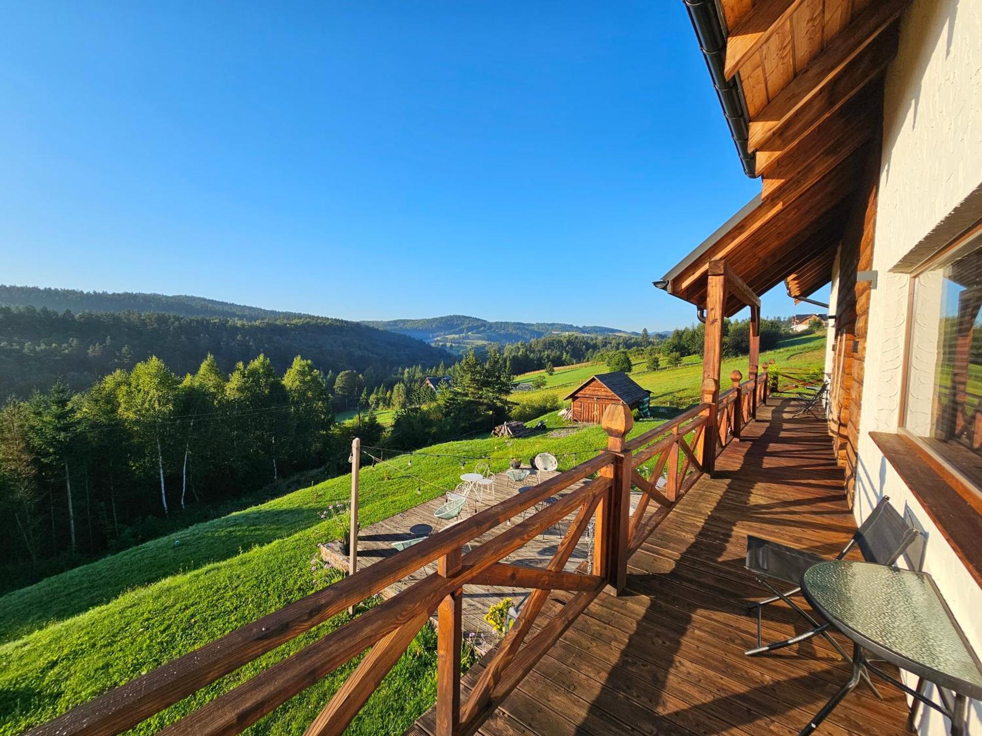 Chata W Bieszczadzie Apartamenty I Domki Z Sauna Bieszczady Polanczyk Exterior photo