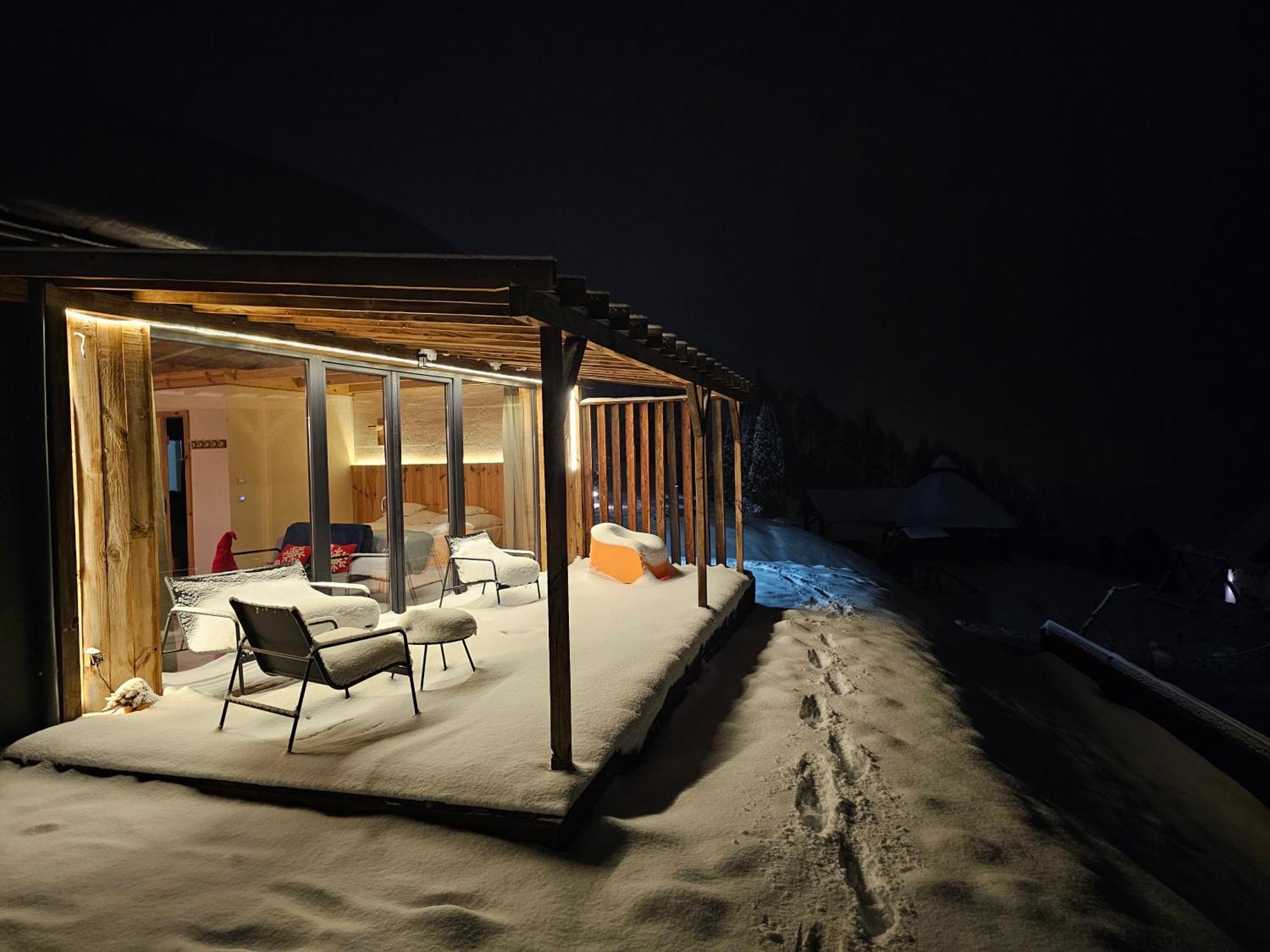 Chata W Bieszczadzie Apartamenty I Domki Z Sauna Bieszczady Polanczyk Exterior photo