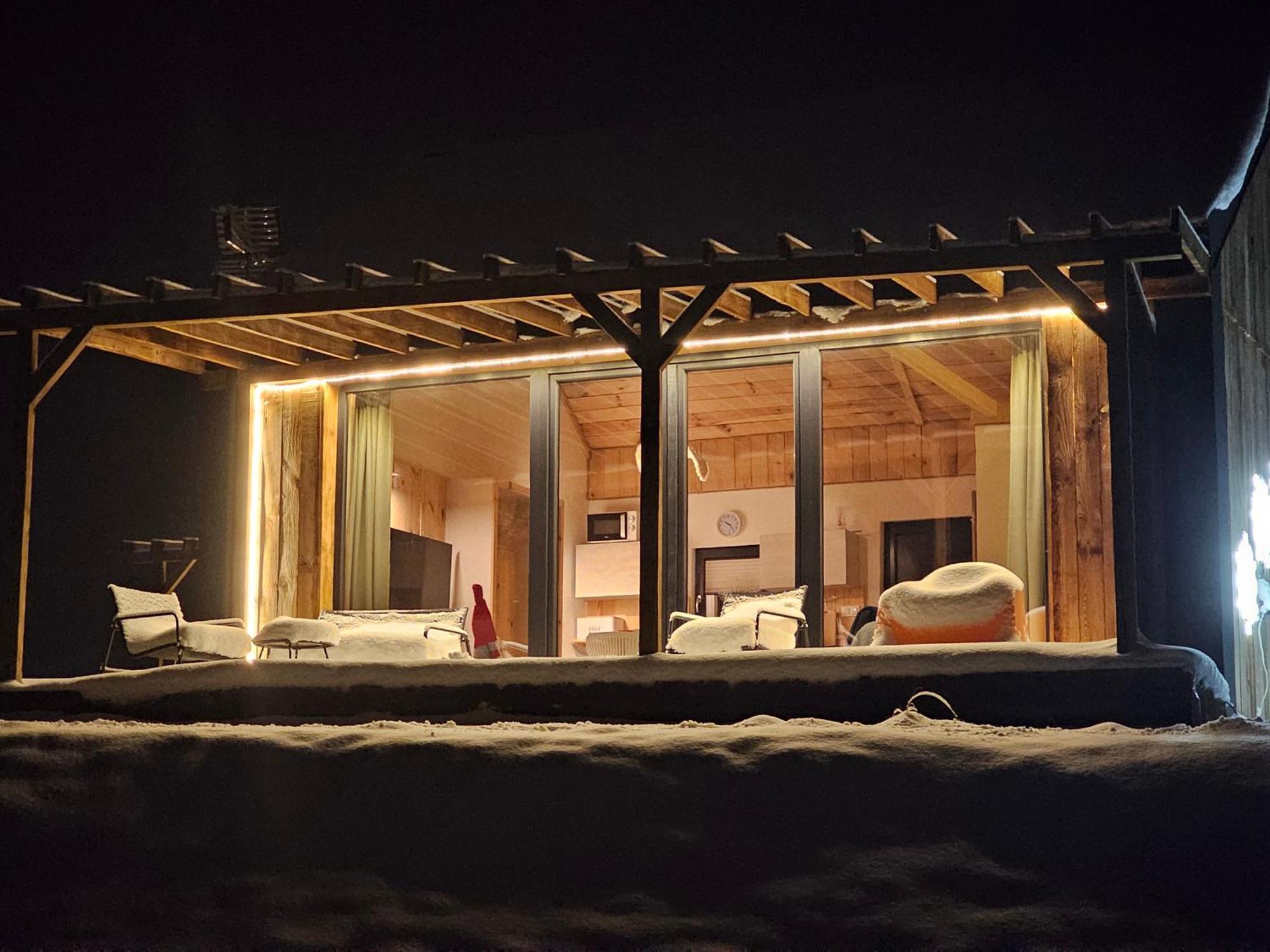 Chata W Bieszczadzie Apartamenty I Domki Z Sauna Bieszczady Polanczyk Exterior photo