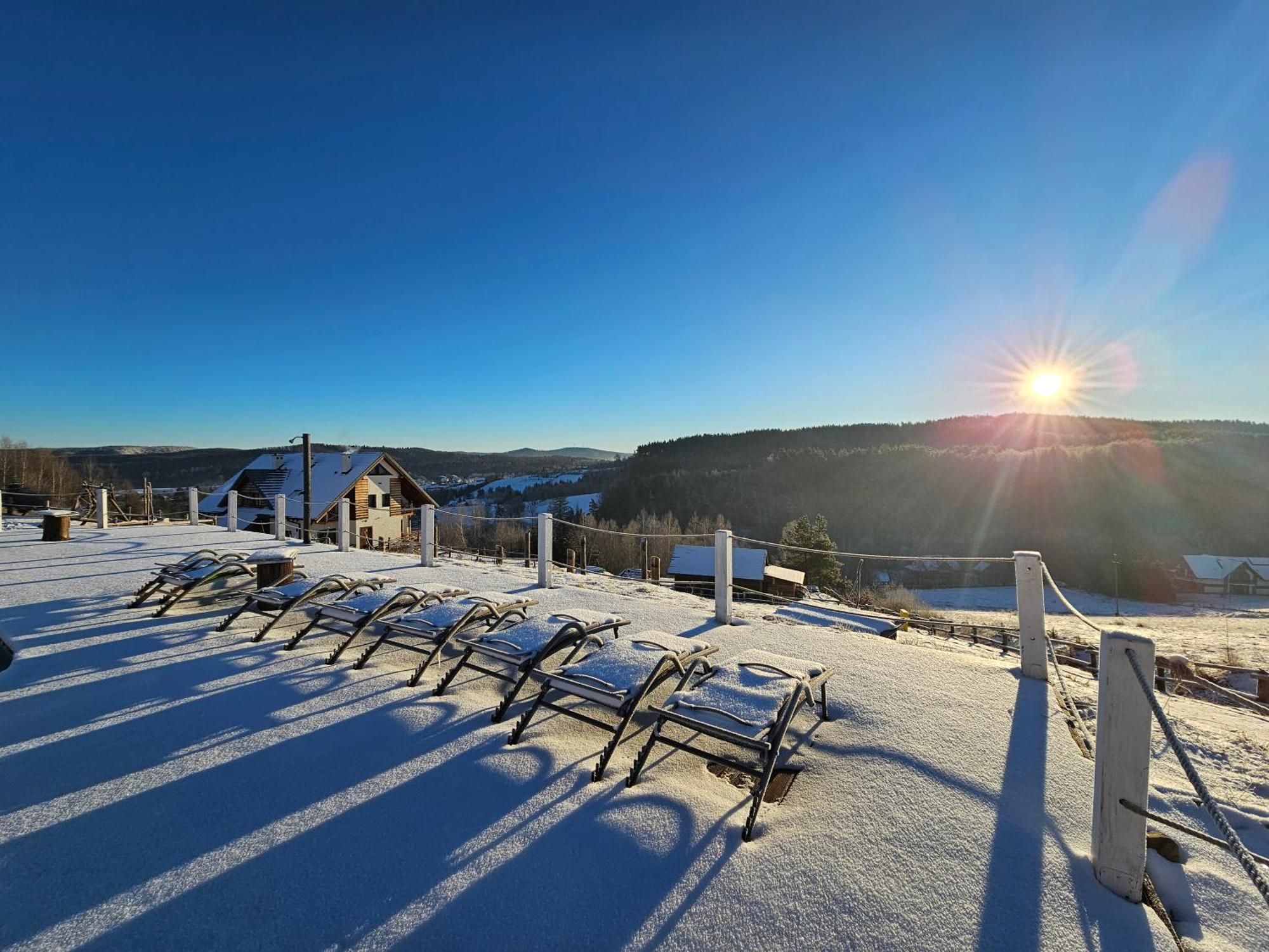 Chata W Bieszczadzie Apartamenty I Domki Z Sauna Bieszczady Polanczyk Exterior photo