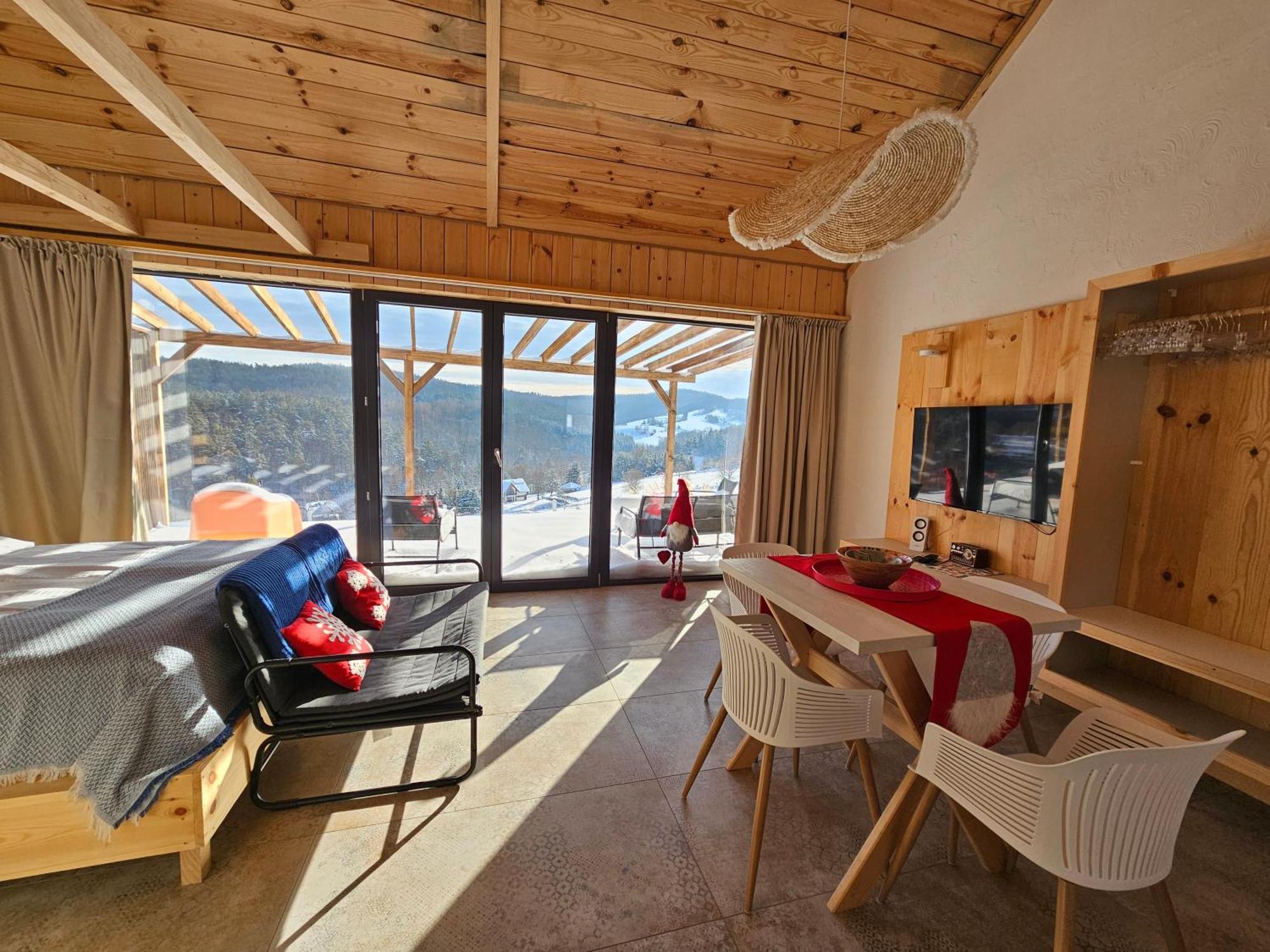 Chata W Bieszczadzie Apartamenty I Domki Z Sauna Bieszczady Polanczyk Exterior photo