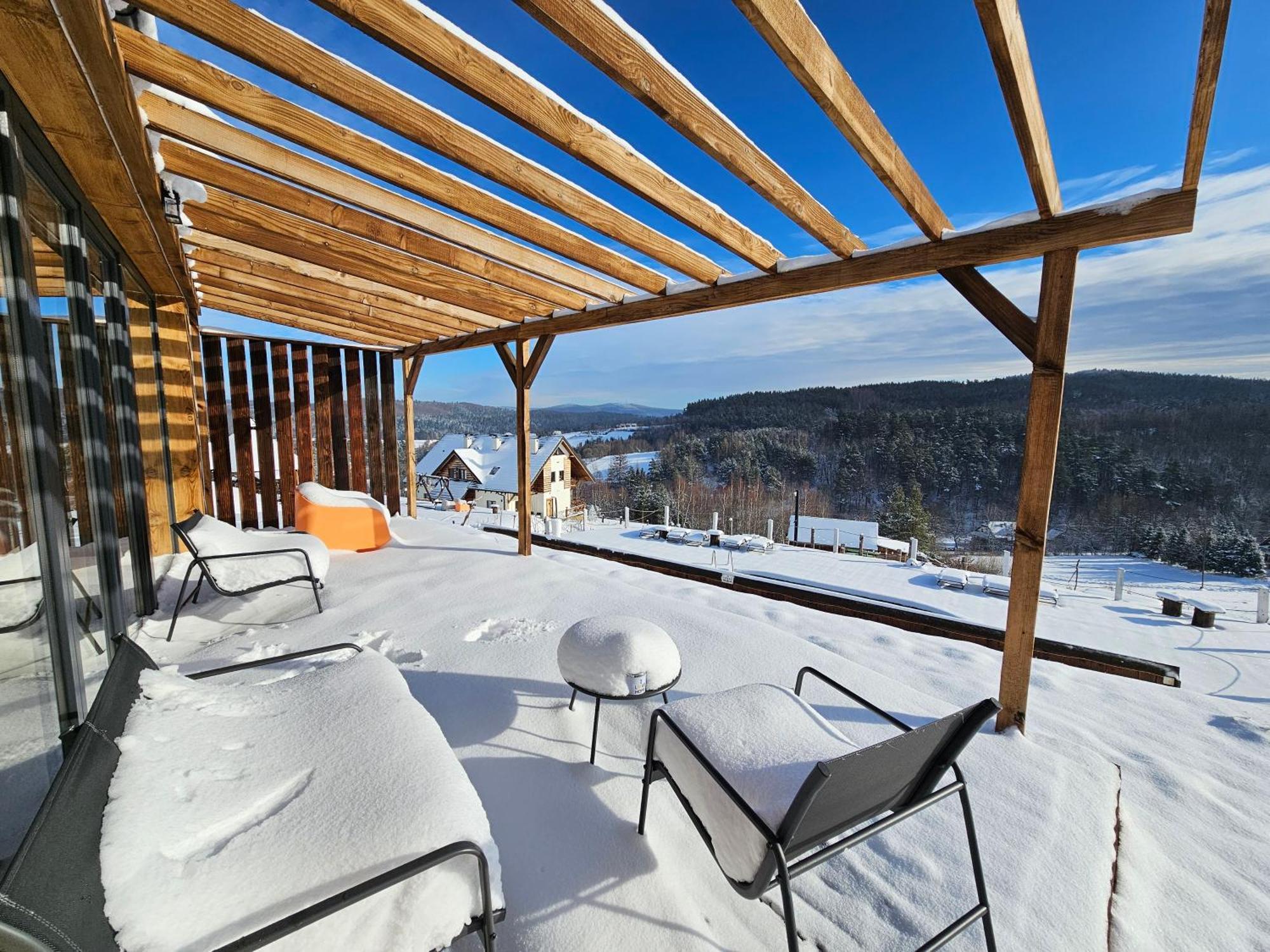 Chata W Bieszczadzie Apartamenty I Domki Z Sauna Bieszczady Polanczyk Exterior photo