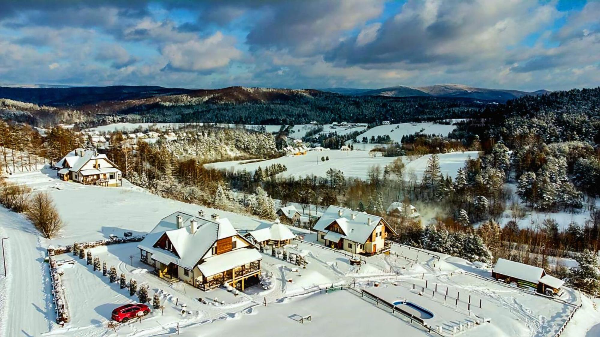 Chata W Bieszczadzie Apartamenty I Domki Z Sauna Bieszczady Polanczyk Exterior photo