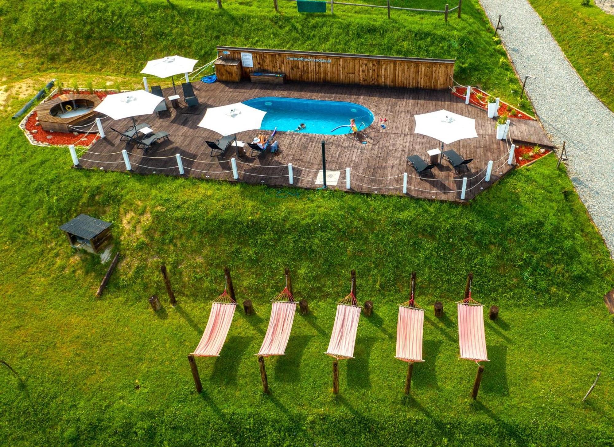Chata W Bieszczadzie Apartamenty I Domki Z Sauna Bieszczady Polanczyk Exterior photo